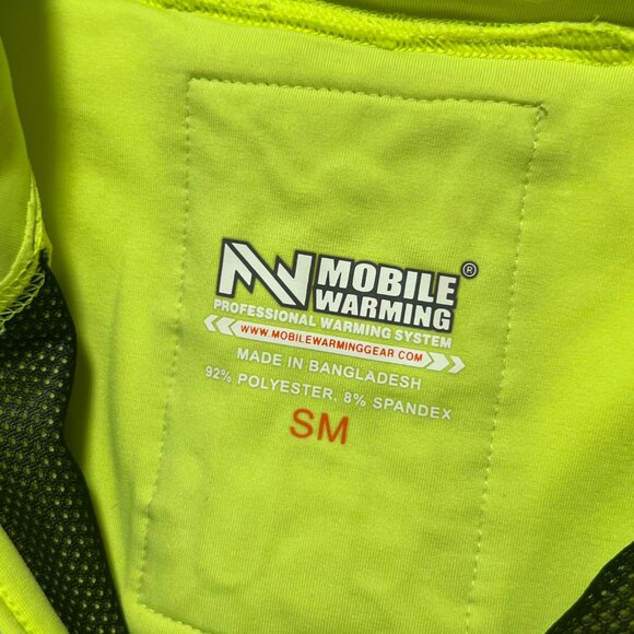 Mobile Warming Heated Sweater w/ Batter Heated 1/4 Zip Pullover Men's size Small - Picture 8 of 11